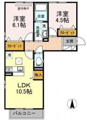 岡山駅 バス25分  洲崎下車：停歩5分 1階の物件間取画像